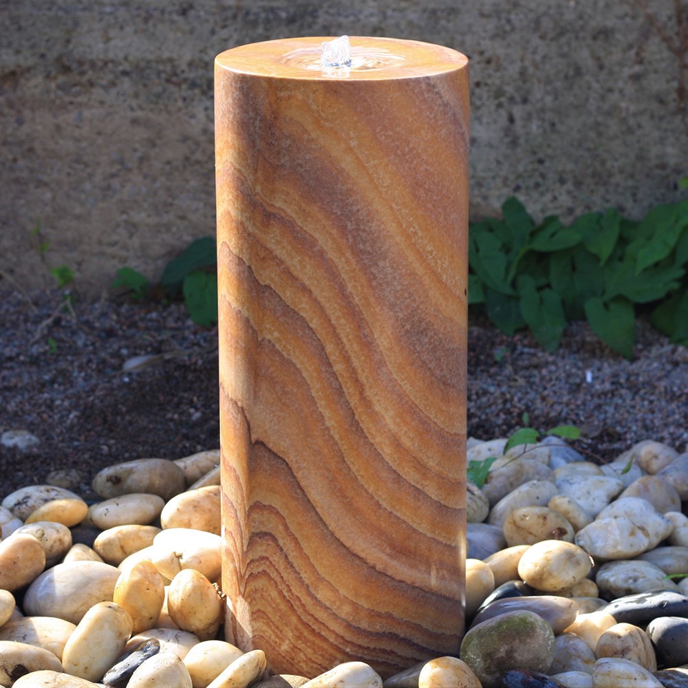 Rainbow Sandstone Column Water Feature