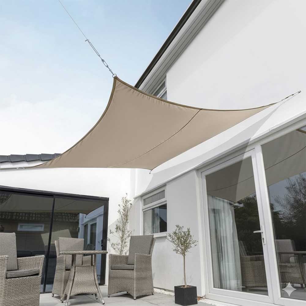 Sail Shade | Standard Water Resistant | Mushroom