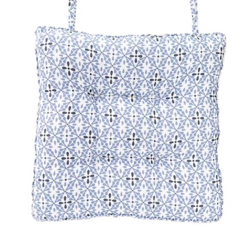 Geometric Box Seat Cushions
