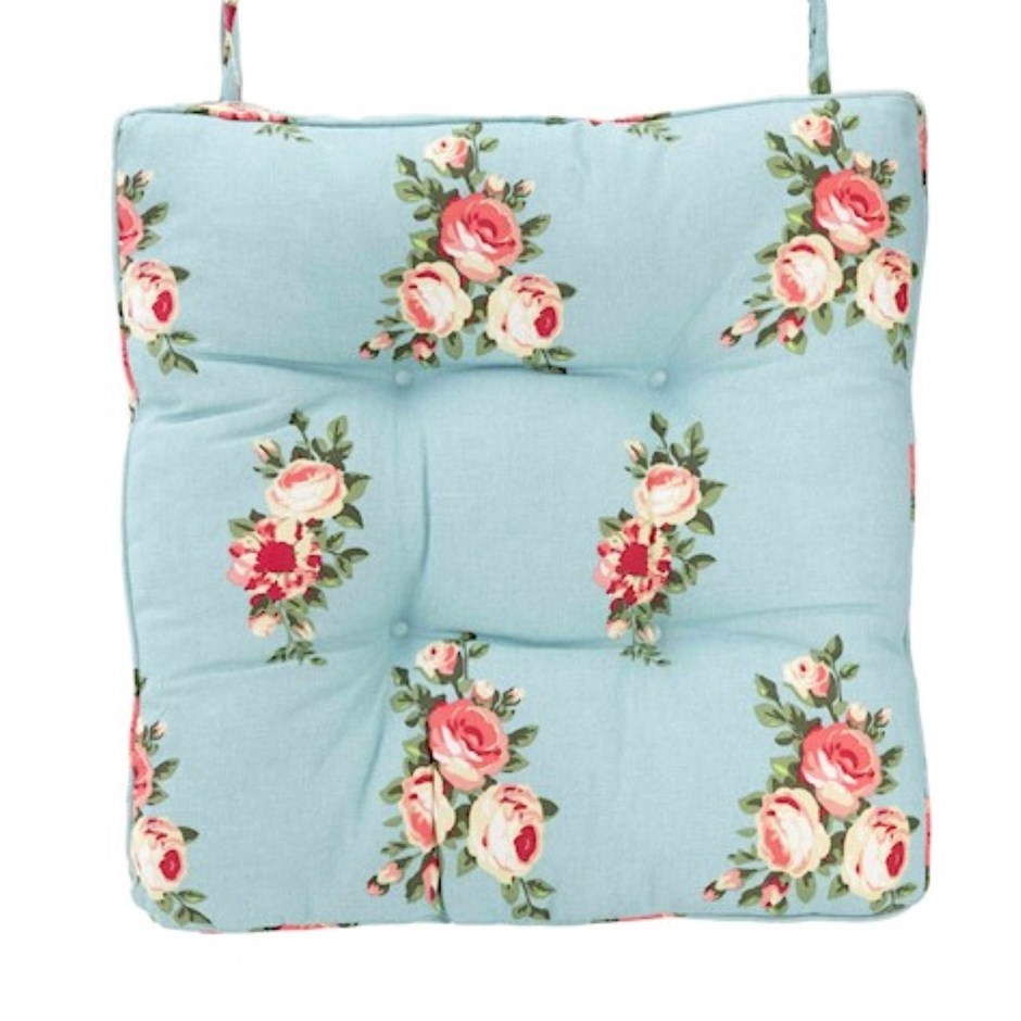 Floral Box Seat Cushions