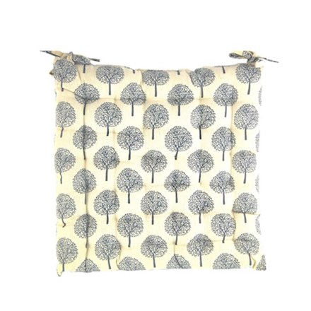 Set Of 2 40 Cm Cream Tree Seat Cushions