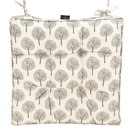 Set Of 2 45 Cm Cream Seat Cushions