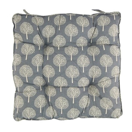 Set Of 2 45 Cm Blue Seat Cushions