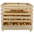 Wooden Onion Storage Crate FSC®