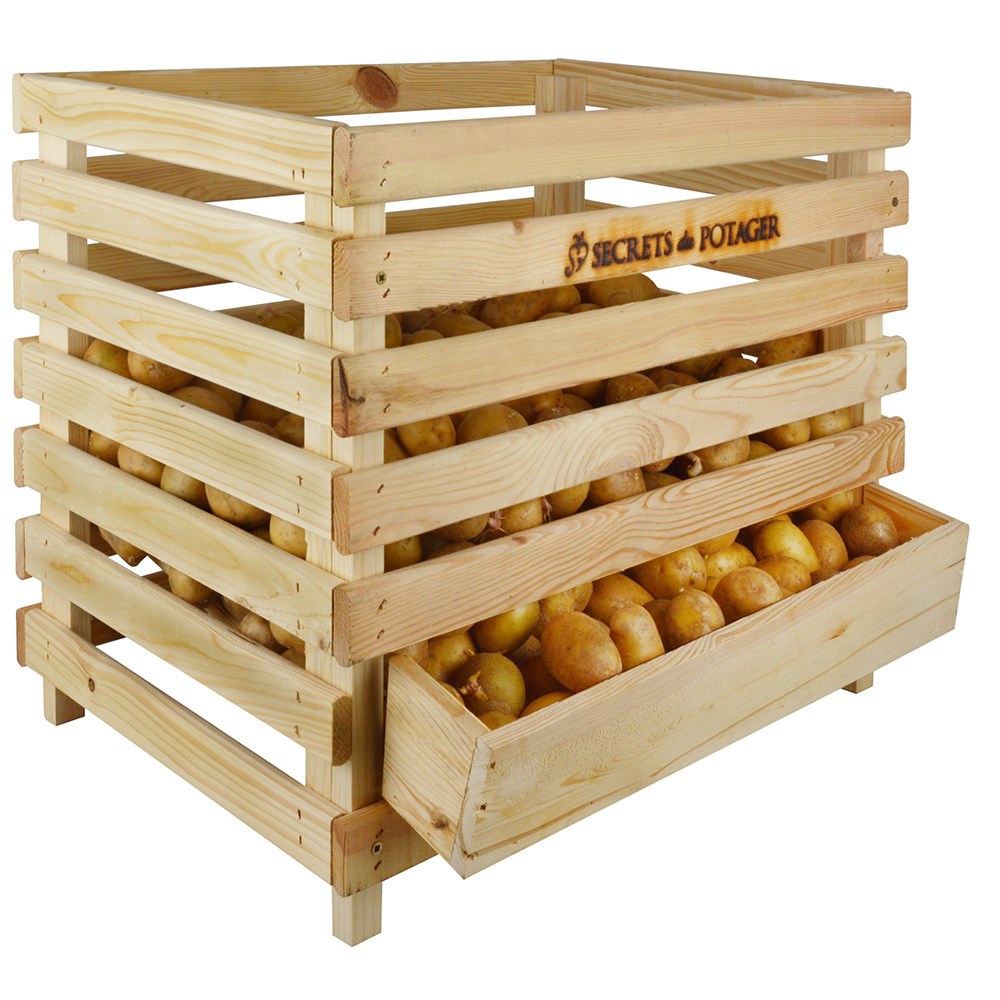 Wooden Potato | Onion Storage Crate