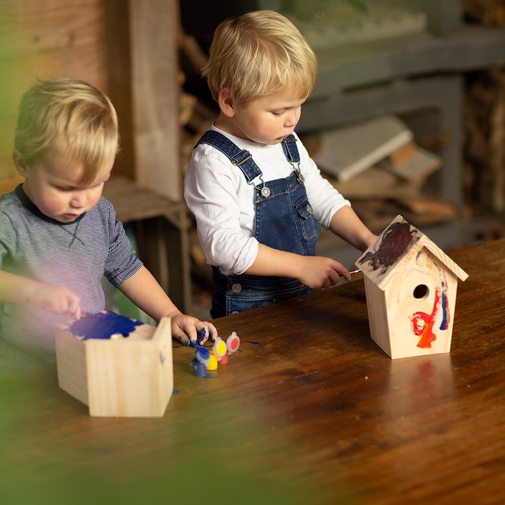 DIY Paint Your Own Birdhouse
