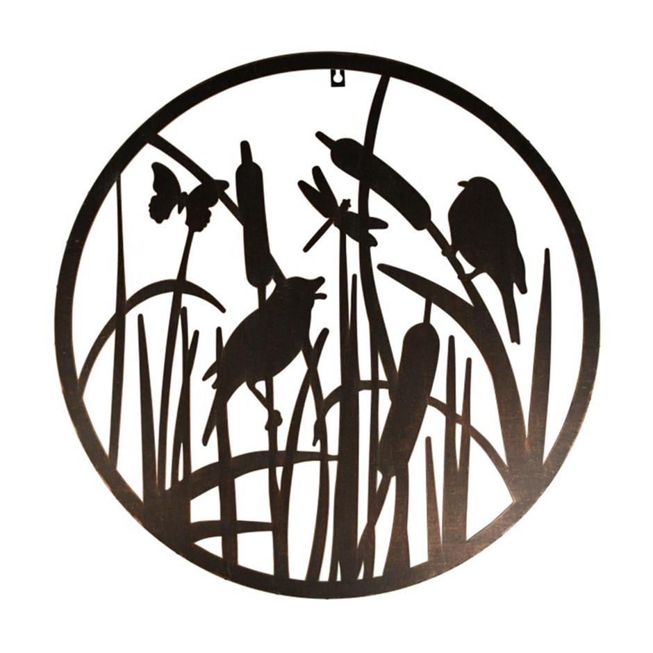 60cm Bird Wildlife Round Wall Art