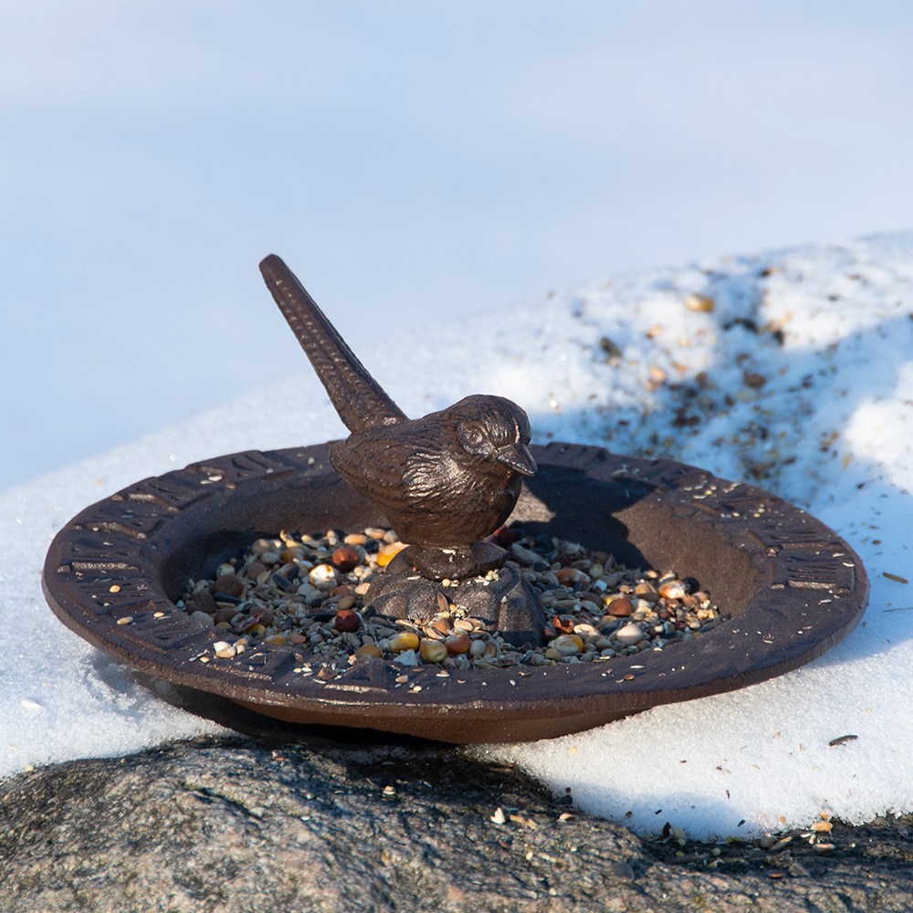 Cast Iron Sundial Bird Bath