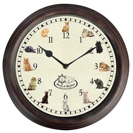 Cat Sound Clock