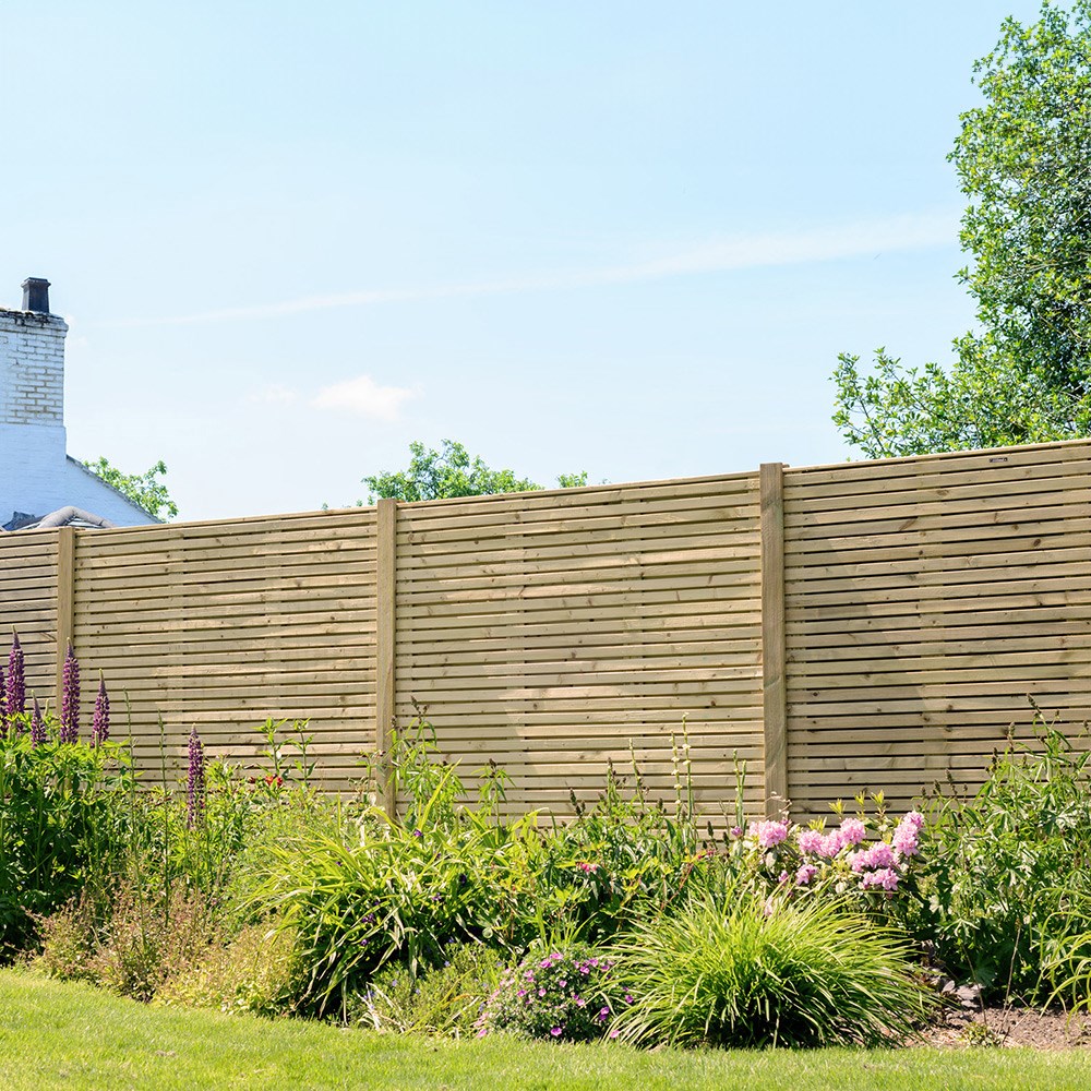 6ft x 6ft Contemporary Fence Panel
