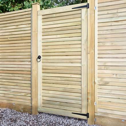 6ft x 3ft Contemporary Vogue Green Fence Gate