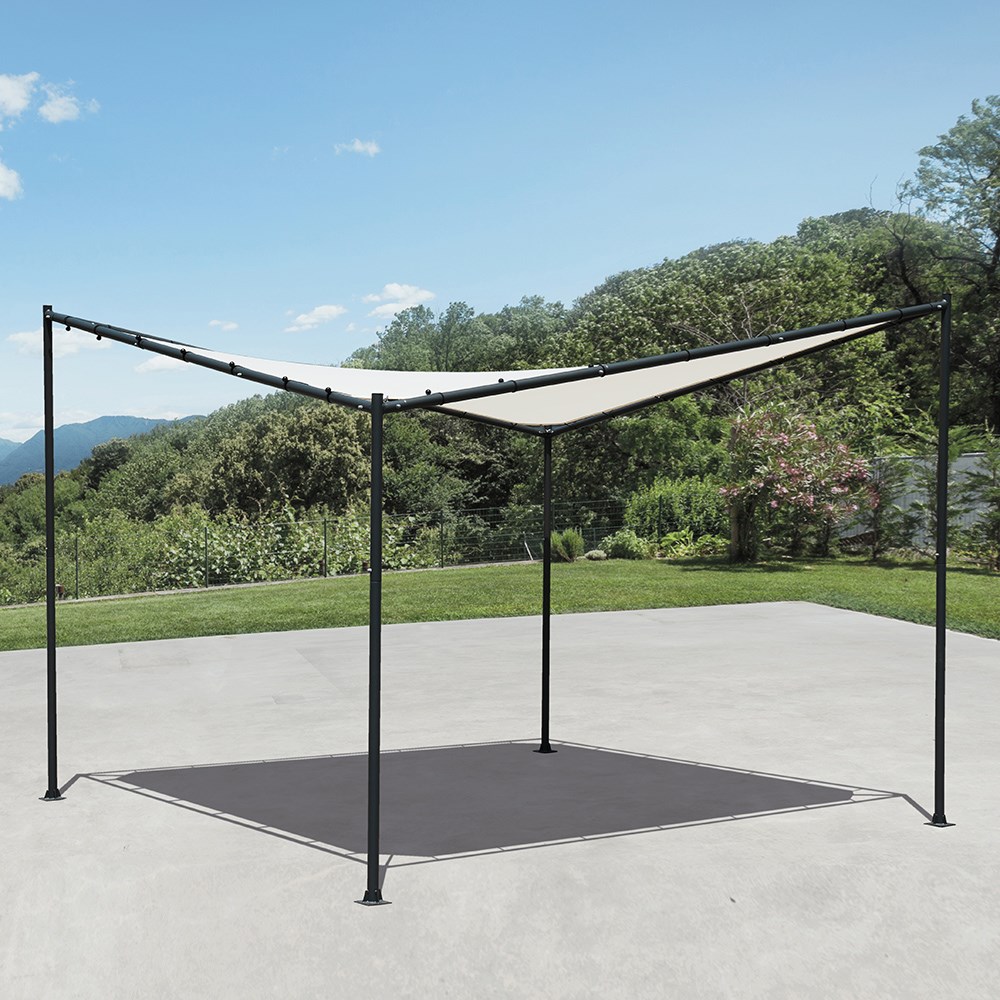 Portable Garden Freestanding Sail Shade Kits Primrose