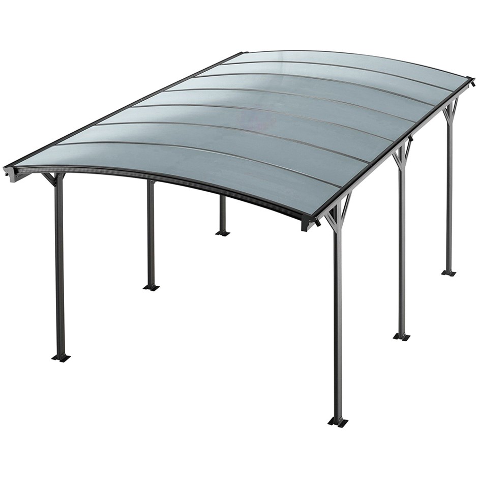 Curved Carport | Kingston 10x16ft Aluminium Curved Carport