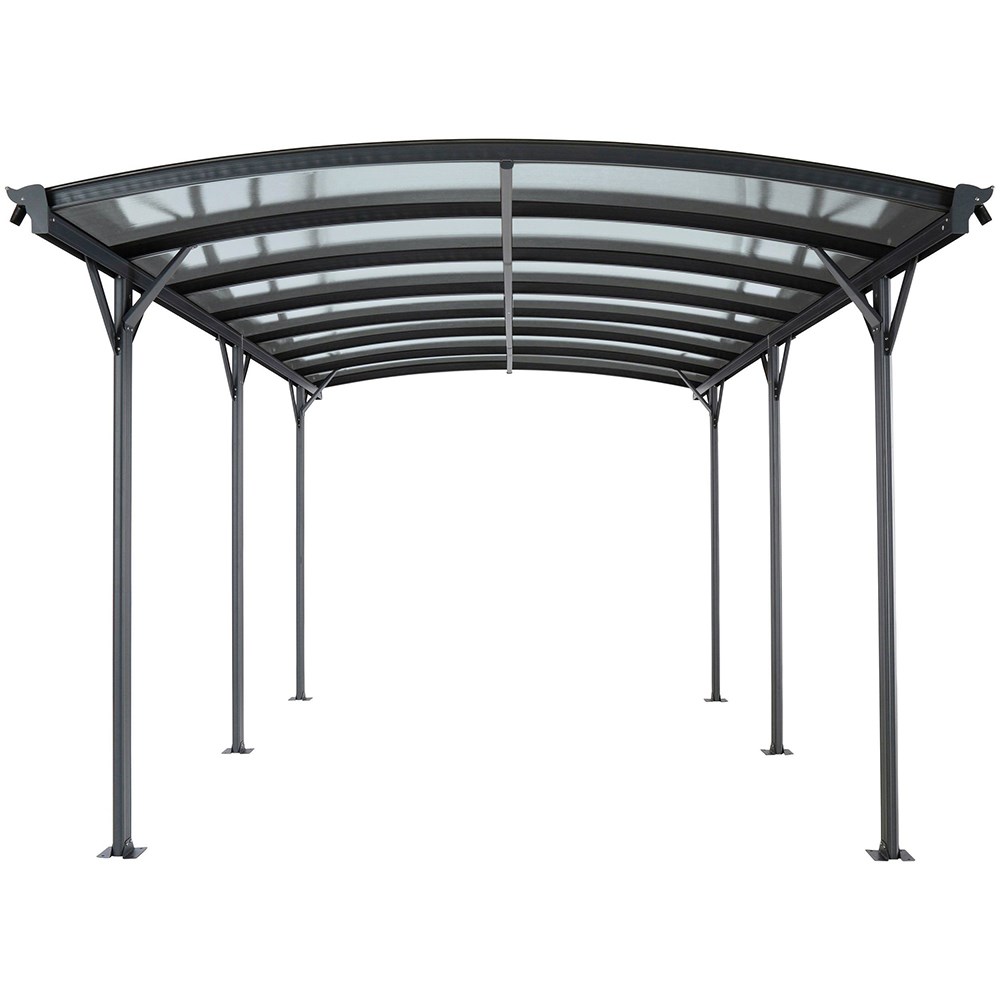 Curved Carport | Kingston 10x16ft Aluminium Curved Carport