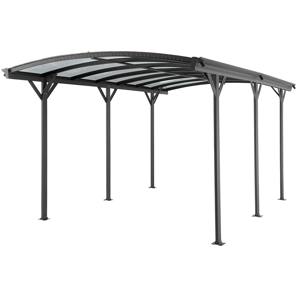 Curved Carport | Kingston 10x16ft Aluminium Curved Carport