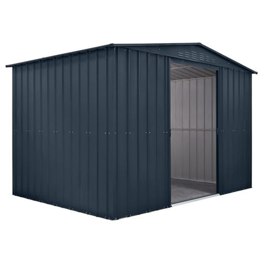 Metal Garden Shed | Globel 10x7ft Apex Metal Garden Shed