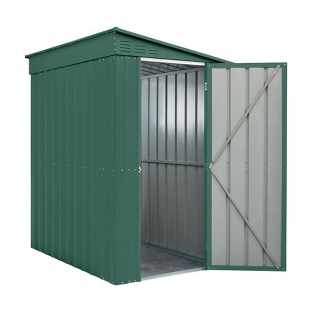 Metal Garden Shed | Globel 4x6ft Lean-To Metal Garden Shed