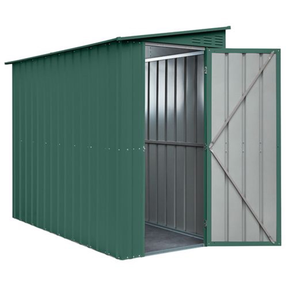 Metal Garden Shed | Globel 4x8ft Lean-To Metal Garden Shed