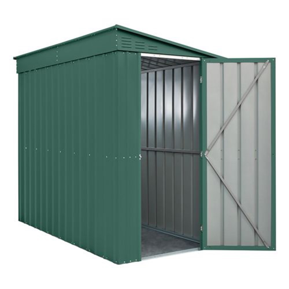 Metal Garden Shed | Globel 4x8ft Lean-To Metal Garden Shed