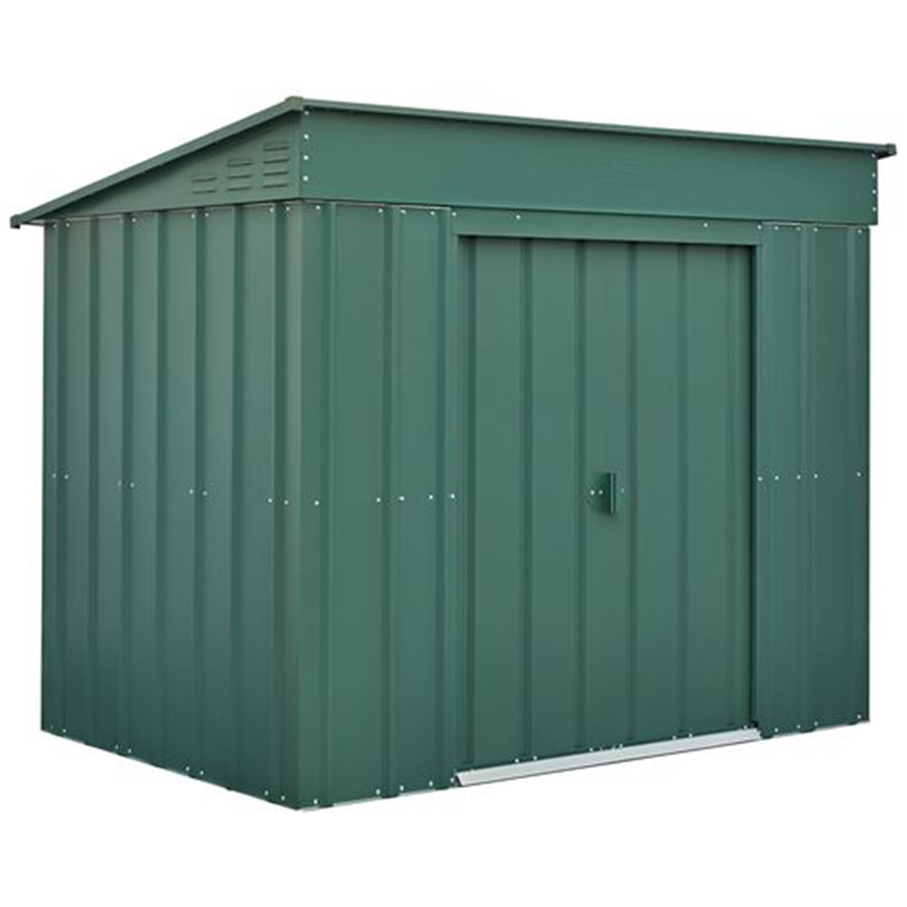 Metal Garden Shed | Globel 6x4ft Low Pent Metal Garden Shed