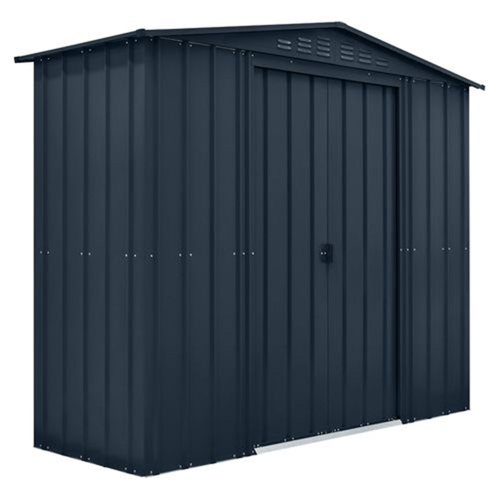 Metal Garden Shed | Globel 8x3ft Apex Metal Garden Shed