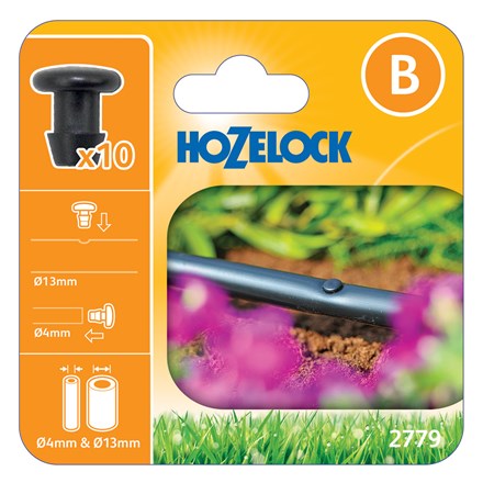 Hozelock Irrigation Tube Blanking Plug 10 Pack