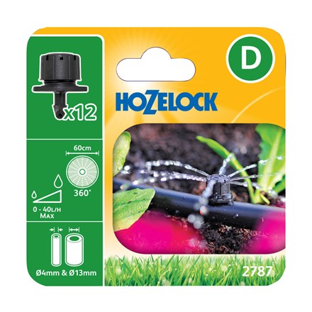 Hozelock Irrigation 360° Adjustable Sprinkler 12 Pack