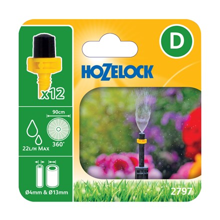 Hozelock Irrigation Mist Micro Sprayjet 12 Pack