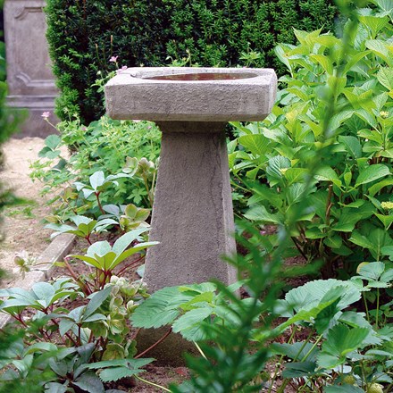 Simple Stone Bird Bath