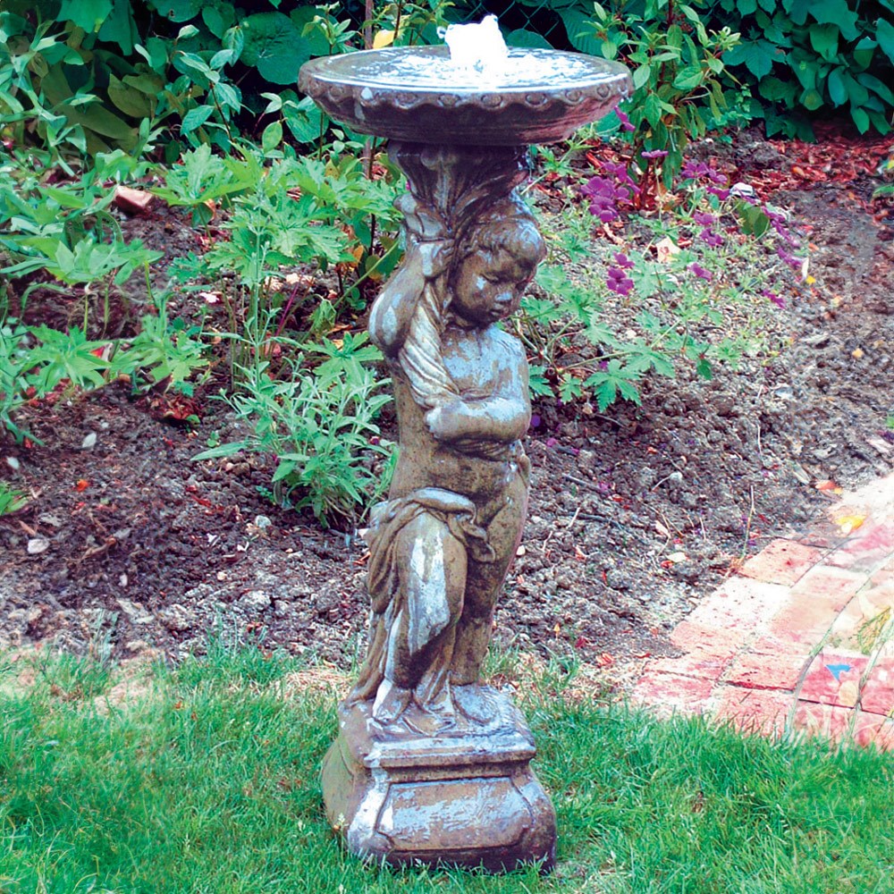 Urchin Stone Water Fountain