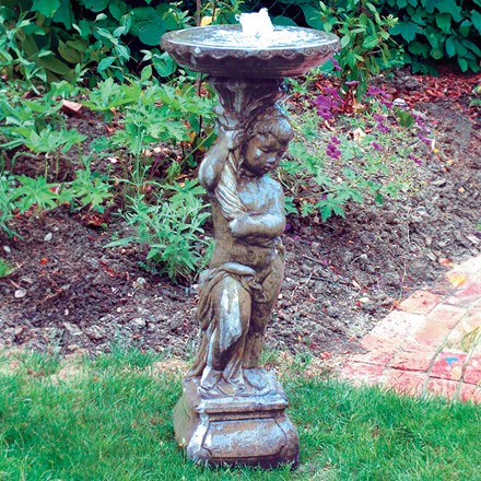 Urchin Stone Water Fountain