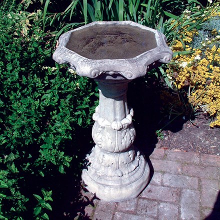 Classical Ornate Bowl Bird Bath