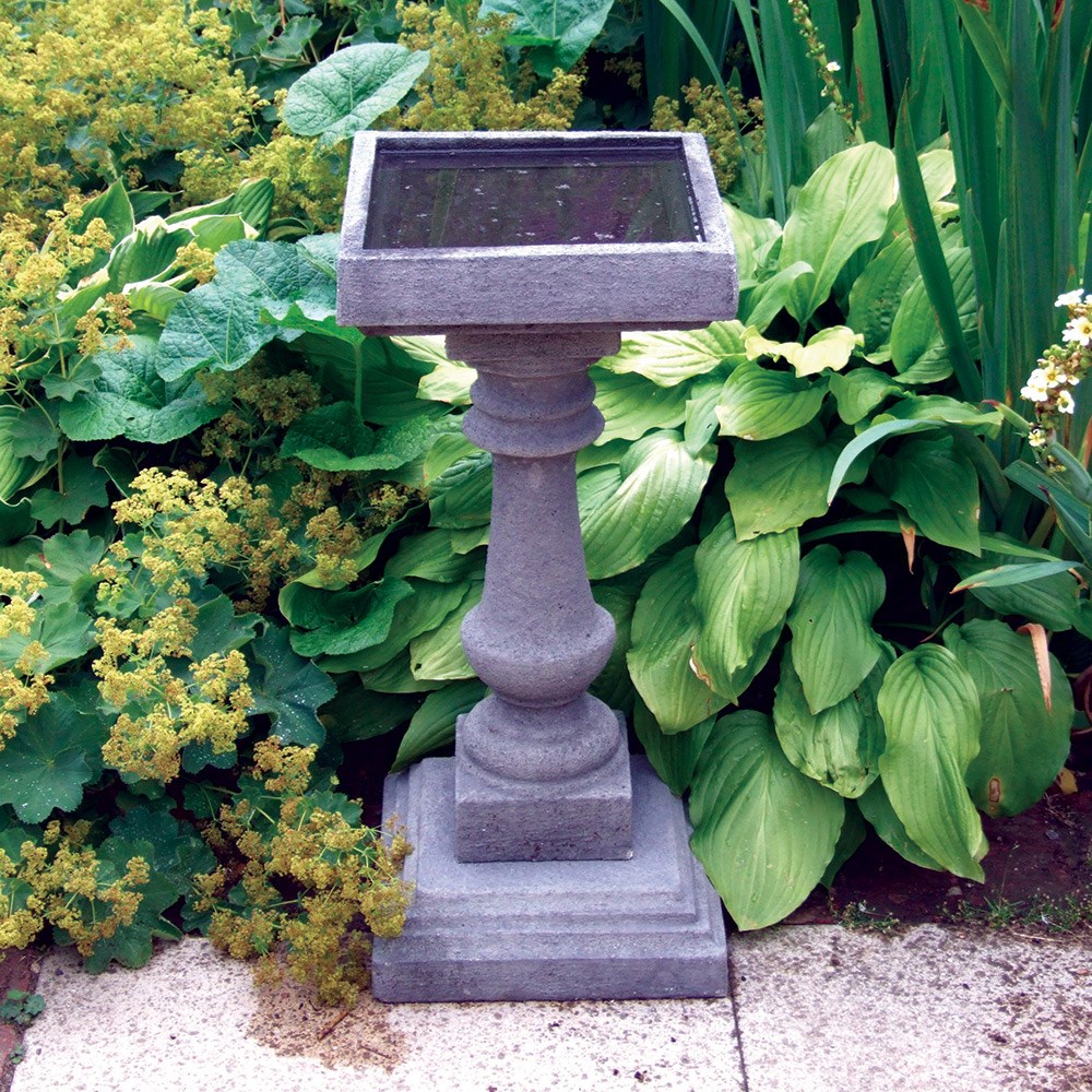 Baluster Stone Bird Bath