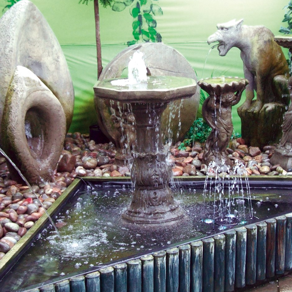 Classical Stone Pedestal Fountain