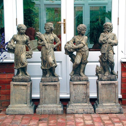 Garden Statues | Set Of 4 Seasons Traditional Statues