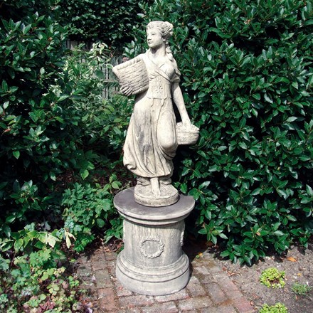 Garden Statue | Medium Country Girl Statue