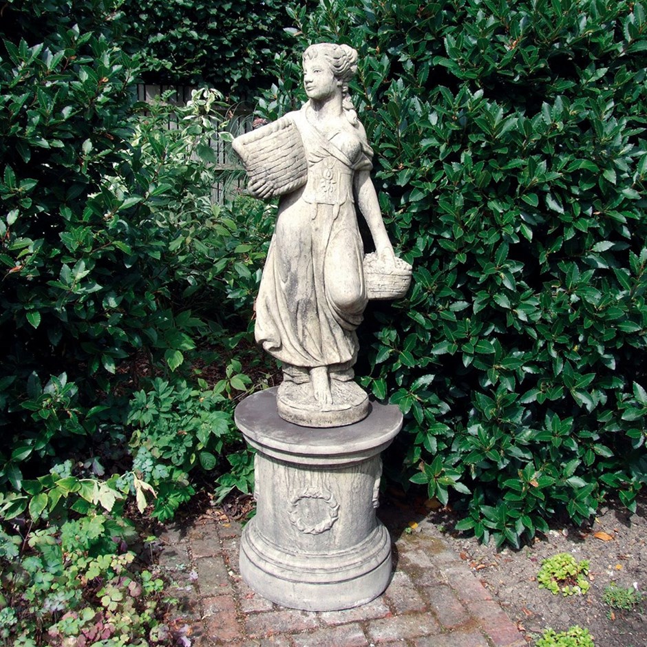 Garden Statue | Medium Country Girl Statue