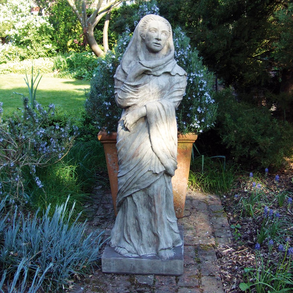 Garden Statue | The Draped Lady Statue