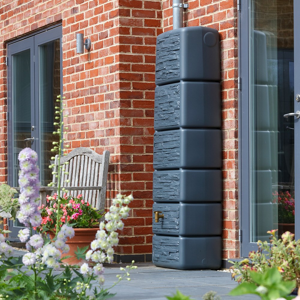 330L Slim Rainwater Wall Tank