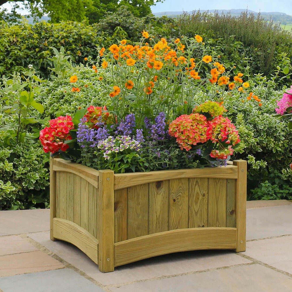 Chelsea Wooden Square Planter