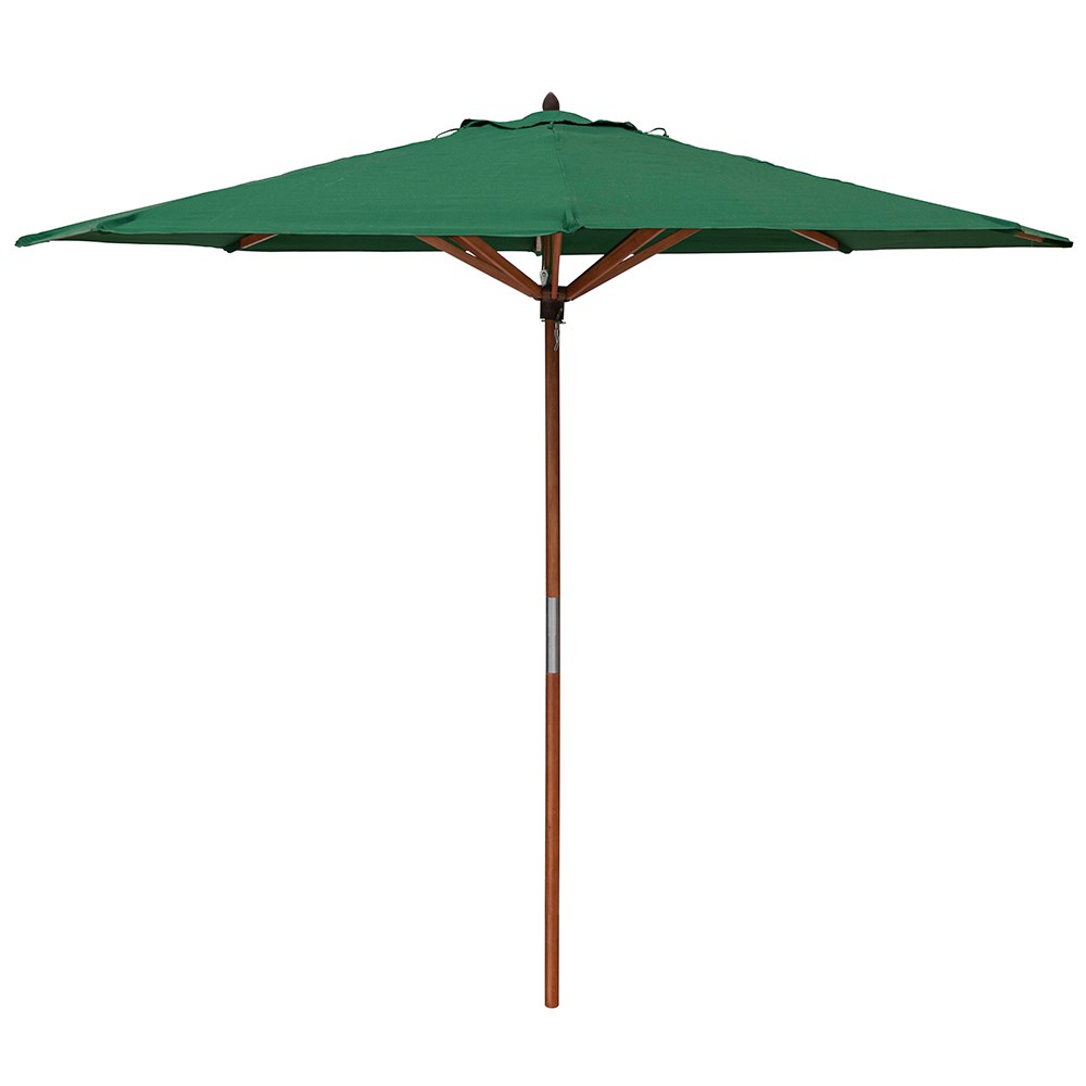 Willington 2.7m Wooden Round Pulley Parasol