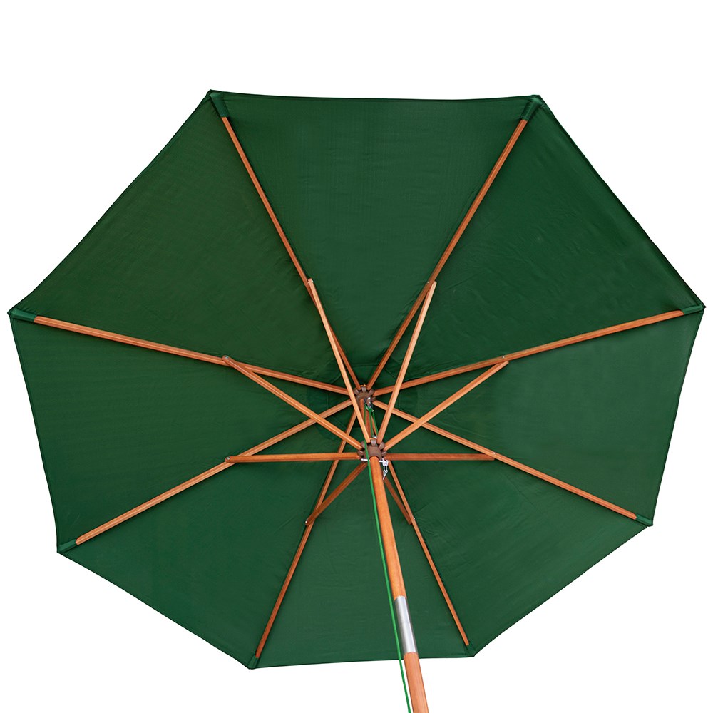 Willington 2.7m Wooden Round Pulley Parasol
