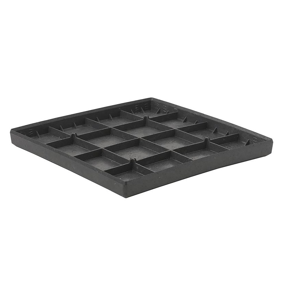 Durable Garden Pavers Stomp Square Singles| Graphite