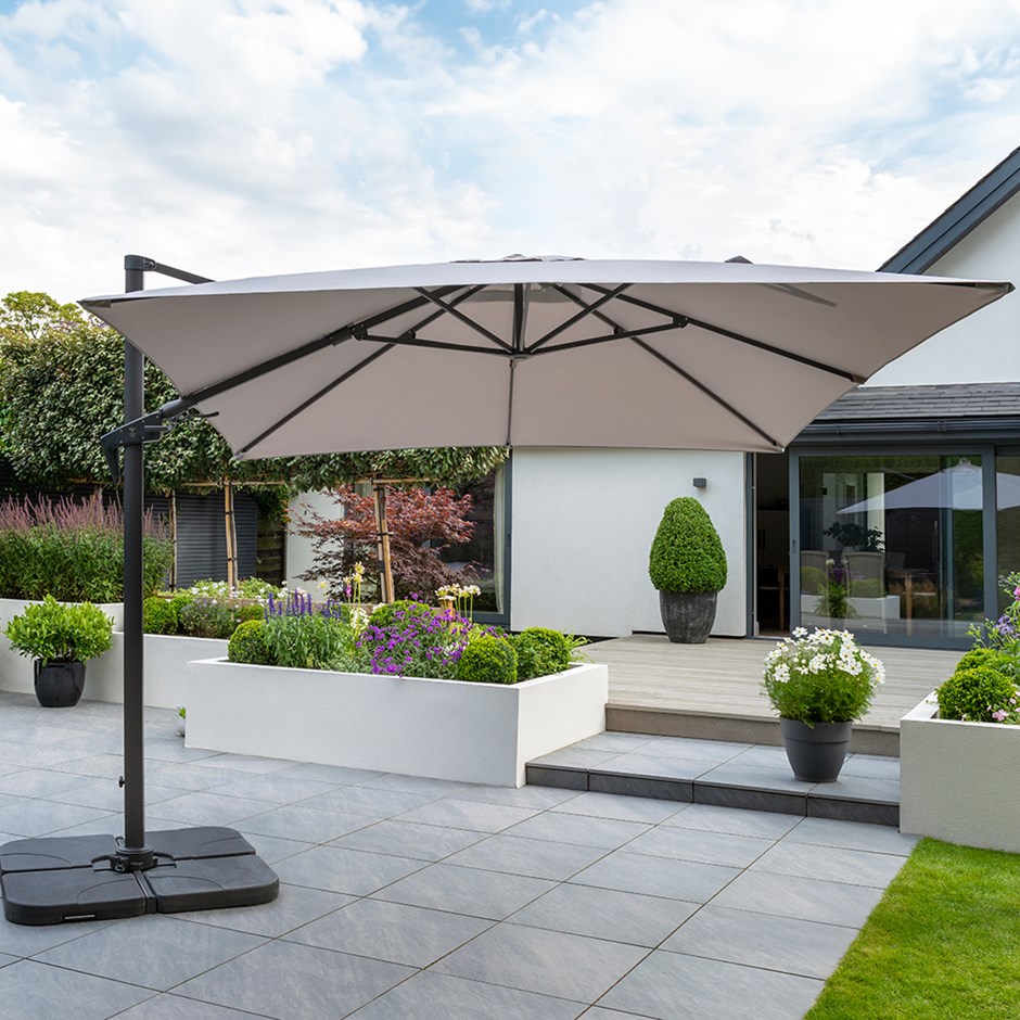 Royce Executive 3m Square Cantilever Parasol