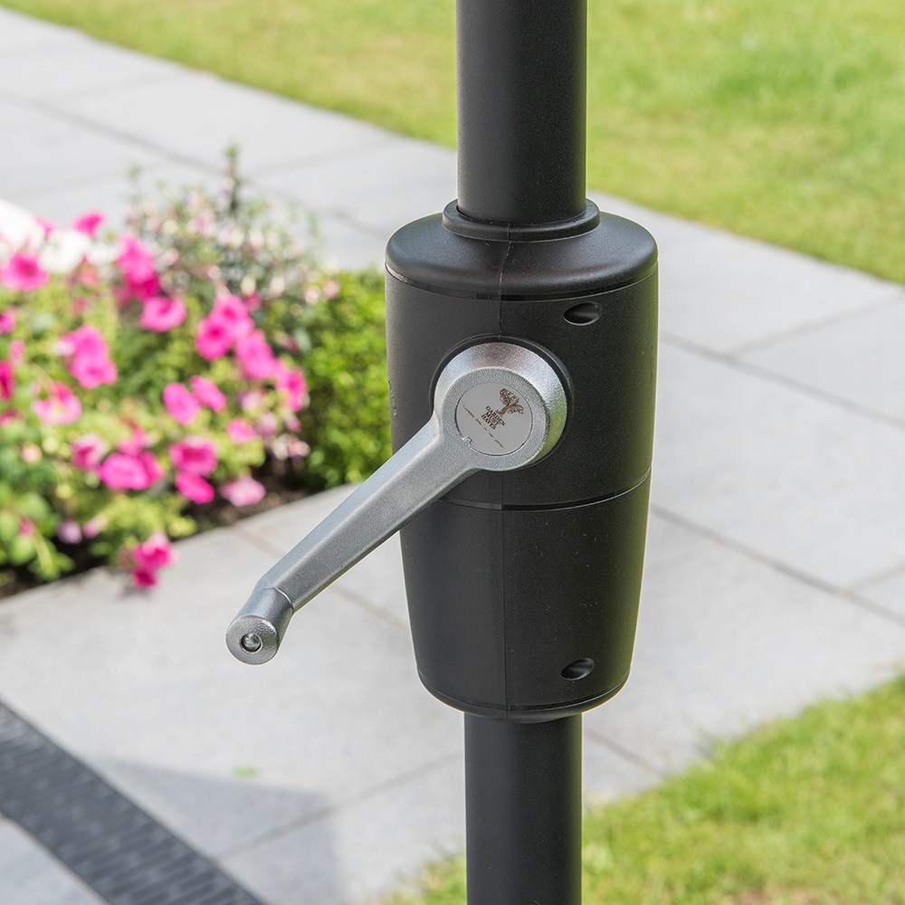 Elizabeth 2.2m Round Crank & Tilt Parasol
