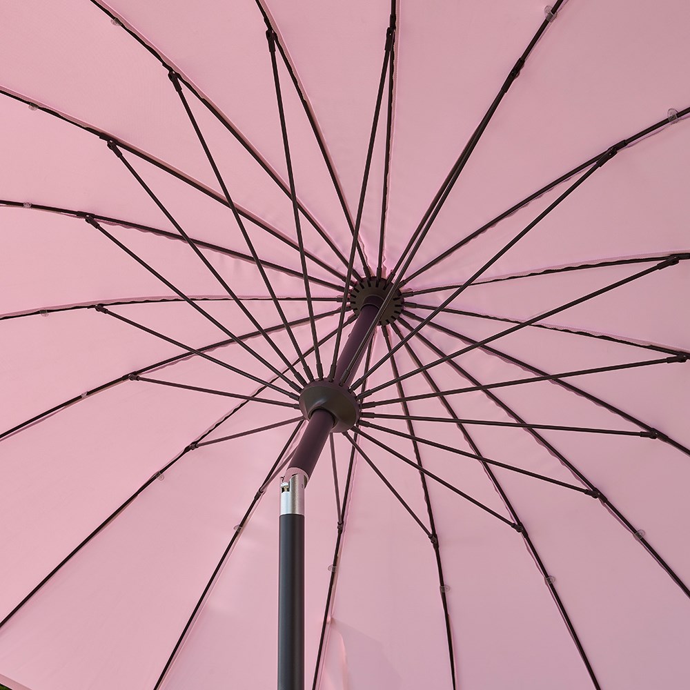 Royce Geisha Parasol Canopy 2.7m w/ Cover | Pink