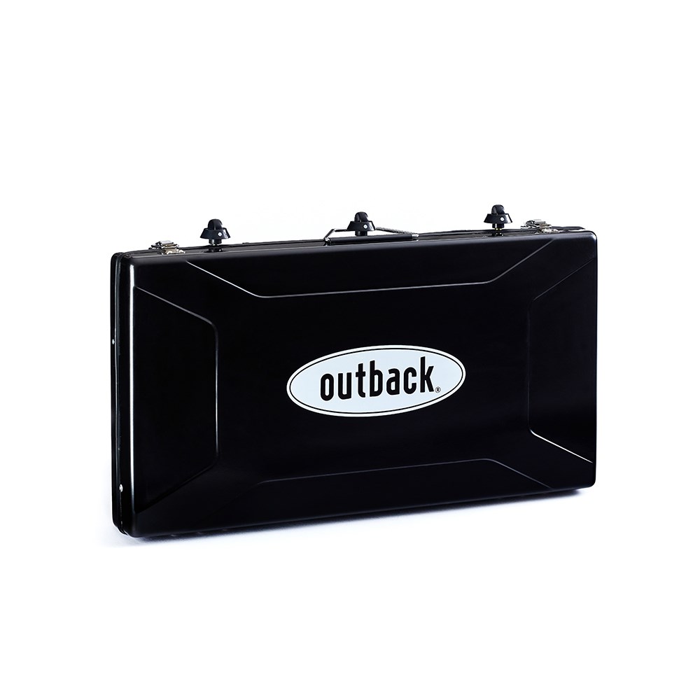 Outback Portable Two Burner Camping Stove with Toaster