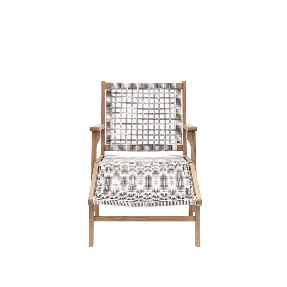 Lounge Chair | Vatalos Lounge Chair with Footstool