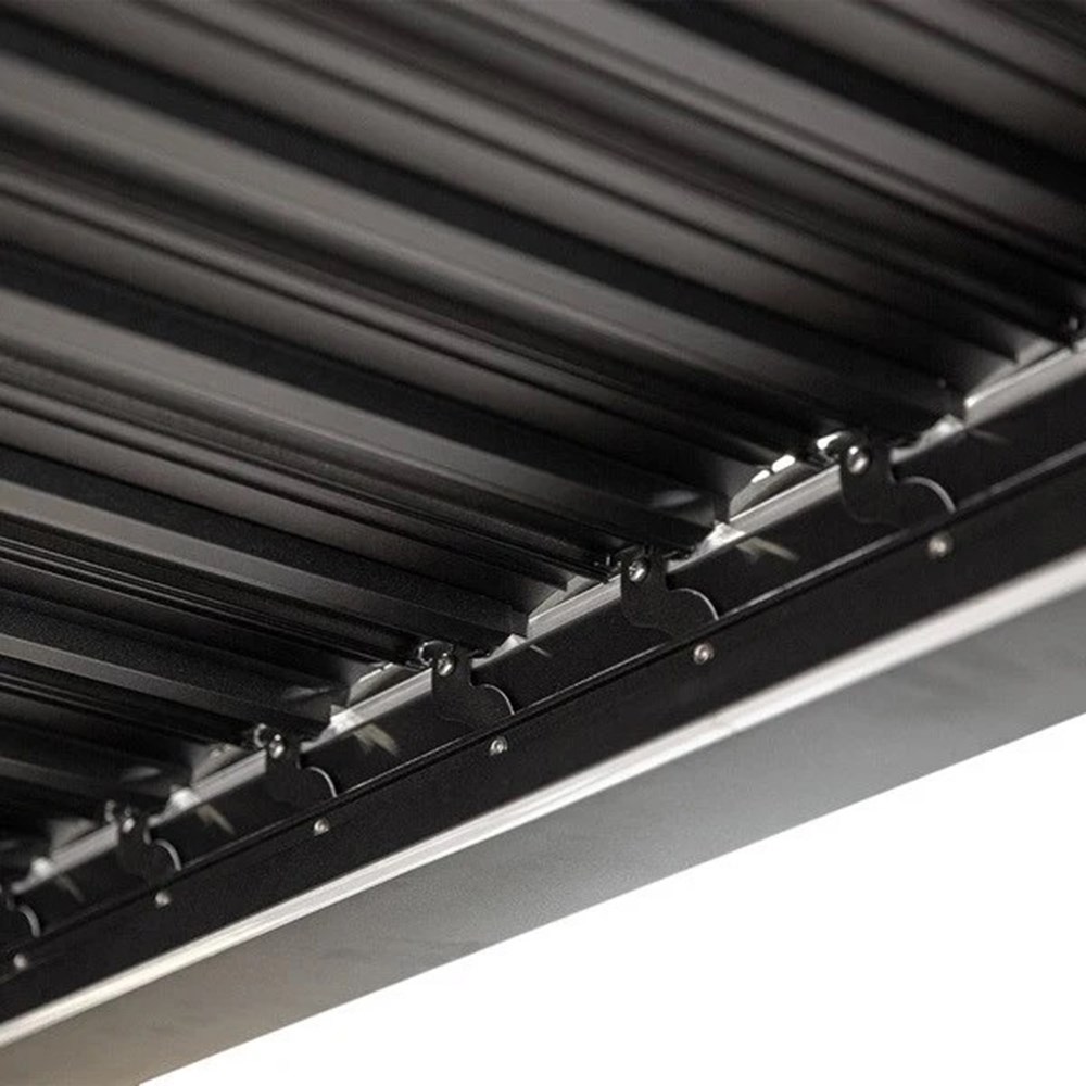 Deluxe Charcoal Veranda With Louvered Shutter