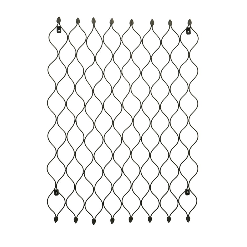 Zinc Effect Metal Honeycomb Trellis